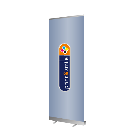 Roll-Up Budget | B 80 cm x H 200 cm | einseitig bedruckt